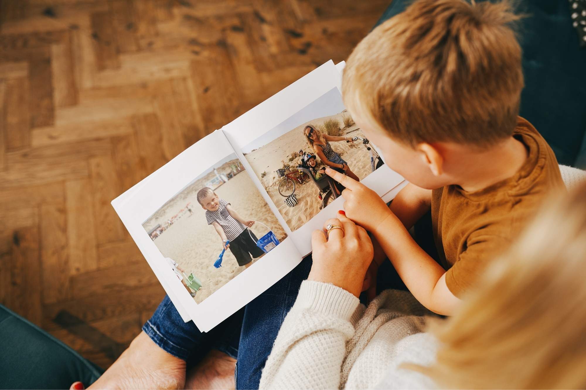 Printed hardcover photo book example